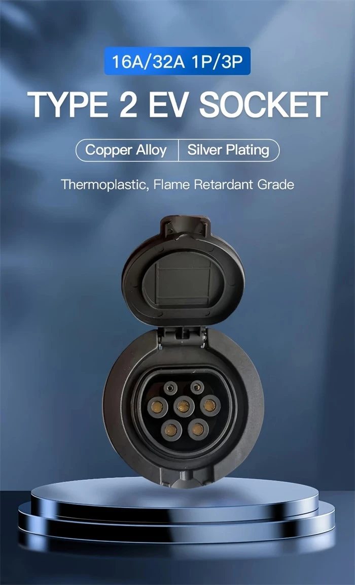 32A 22KW Type 2 Socket Outlet 32A 22KW Type 2 Socket Outlet